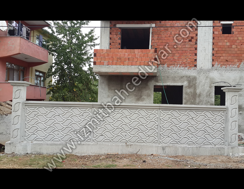 İzmit Desenli Bahçe Duvarı Uygulaması
